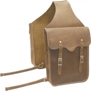 Abetta Top Grain Leather Saddle Bag