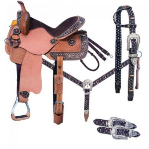 Remington Belt Buckle Bling Collection 5 Piece Saddle Package